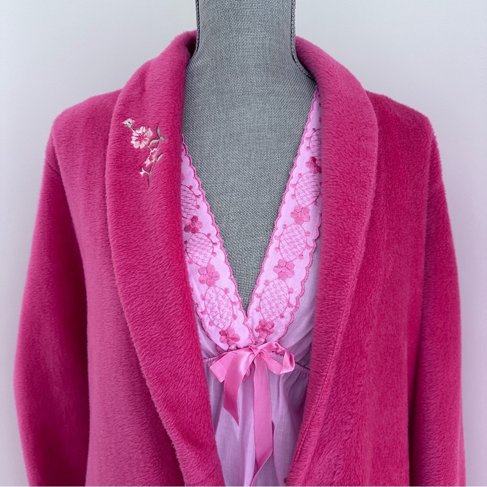 Vintage Robe & Nightie sz M-L - Picture 2 of 15